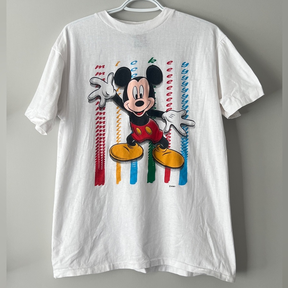 Vintage Disney Mickey Mouse Tshirt Size Large